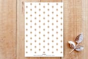 "Christmas Rejoice" - Stationery in Golden by Brittany Braithwaite - Back of Card