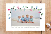 "sea glass string lights" - Stationery in ocean by Deborah Chou - Front