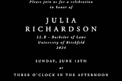 "Legal Qualifications Law Scales and Laurel Wreath Invitation" - Stationery in Noir by itsjensworld - Close-Up
