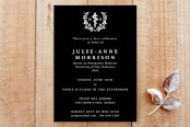 "DO Doctor of Osteopathic Medicine Graduation Invitation" - Stationery in Noir by itsjensworld - Front