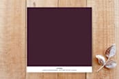 "Doctor of Osteopathic Medicine Square Graduation Invitation" - Stationery in Rich Burgundy by itsjensworld - Back of Card