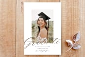 "A Shining Graduate" - Stationery in Gold Foil by Benita Crandall - Front