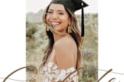 "A Shining Graduate" - Stationery in Gold Foil by Benita Crandall - Close-Up