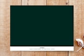 "Unisex Monogram and Laurel Wreath Graduation Photo Announcement" - Stationery in Forest by itsjensworld - Back of Card