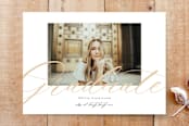 "Graduation Announcement" - Stationery in A bright future by Benita Crandall - Front