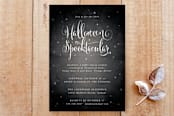 "Vintage Halloween Spooktacular Party Invitation" - Stationery in Noir by itsjensworld - Front