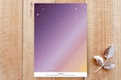 "Sparkling Spiderweb Halloween Party Invitation" - Stationery in Purple Sunset by itsjensworld - Back of Card