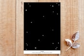 "Elegant Sparkling Spiderweb Menu" - Stationery in Noir by itsjensworld - Back of Card