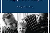 "Happiest Days" - Stationery in Navy by Skipper Designs - Close-Up