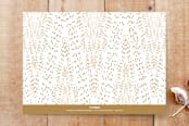 "Come Adore Him" - Stationery in Golden by Brooke Drake - Back of Card