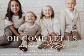 "Come Adore Him" - Stationery in Golden by Brooke Drake - Close-Up
