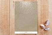 "Minimal Rejoice" - Stationery in Gold by Anna Joseph - Back of Card