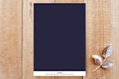 "MD Doctor of Medicine Asclepius Graduation Invitation" - Stationery in Midnight by itsjensworld - Back of Card
