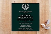 "Square MD Doctor of Medicine Graduation Invitation" - Stationery in Forest by itsjensworld - Front