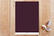 "Medical School/Qualifications Asclepius Graduation Invitation" - Stationery in Rich Burgundy by itsjensworld - Back of Card