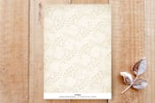 "Storybook Classic" - Stationery in Chocolate Creme by Jody Wody - Back of Card
