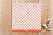 "Dashed Wreath Christmas Dinner Invitation" - Stationery in White by Amber Barkley - Back of Card