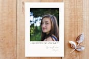 "Assignment" - Stationery in Ivory by Gina Giselle - Front