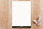 "Assignment" - Stationery in Ivory by Gina Giselle - Back of Card