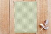 "Easter Arch Photo Card" - Stationery in Sage by Amber Barkley - Back of Card