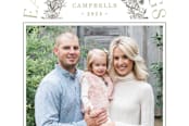"Easter Arch Photo Card" - Stationery in Sage by Amber Barkley - Close-Up