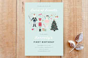 "nutcracker sweet" - Stationery in wintermint by peetie design - Front