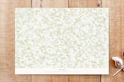 "Forest Baby Shower" - Stationery in Seafoam by Sabrin Deirani - Back of Card