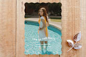 "The Life of the Party" - Stationery in talc by Deborah Chou - Front