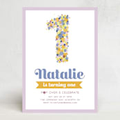"Rainbow Balloon Mosaic" - Stationery in Sunset Burst by Kristen Boban - Front