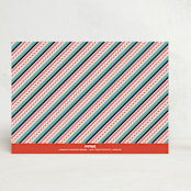 "Merry Marquee Holiday Card" - Stationery in Teal by Amber Barkley - Back of Card