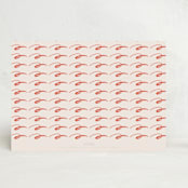 "Sunset Script" - Stationery in Hesperidium by Inkblot Design - Back of Card
