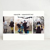 "New Year=New Adventure" - Stationery in Crepe by Gina Giselle - Front