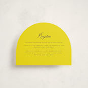 "Sweet And Solemn" - Mitzvah Reception Cards in Spring by Up Up Creative - Front