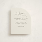 "Blessed Mitzvah" - Mitzvah Reception Cards in Onyx by Benita Crandall - Front