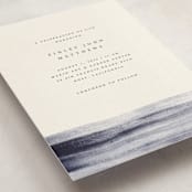 "Stillness" - Memorial Cards in Horizon by Sumak Studio - Detail