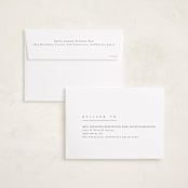 "Minimalist Celebration" - Memorial Cards in Twigs by Orasie - FREE Recipient Addressing