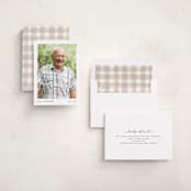 "Edgy" - Memorial Cards in Snow by Pixel and Hank - Assembled