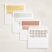 "Edgy" - Memorial Cards in Snow by Pixel and Hank - Envelope Liners