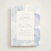 "Flow" - Memorial Cards in Lagoon by Creo Study - Front