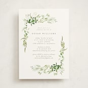 "Verdure" - Memorial Cards in Garden by Leah Bisch - Front