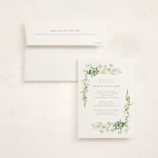 "Verdure" - Memorial Cards in Garden by Leah Bisch - Card with Envelope
