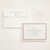 "Scholarly Spirit" - Memorial Cards in Crimson by Megan Davis - Card with Envelope