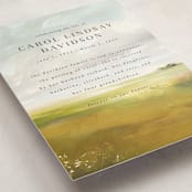 "Savanna" - Memorial Cards in Fern by Lindsay Megahed - Detail