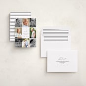 "Elegant Gallery" - Memorial Cards in Linen by Angela Thompson - Assembled
