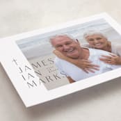 "Faithful" - Memorial Cards in Cotton by letterfix - Detail