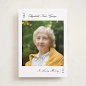"Atelier" - Memorial Cards in Ink by Megan Davis - Front