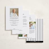 "Atelier" - Memorial Cards in Ink by Megan Davis - Back of Card Options