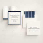 "Blues" - Memorial Cards in Navy by Tamara Hilje - Assembled