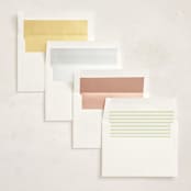 "Gramercy" - Memorial Cards in Pear by Megan Davis - Envelope Liners
