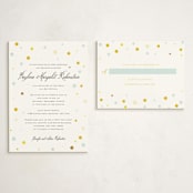 "Sweet And Solemn" - Mitzvah RSVP Cards in Spring by Up Up Creative - With Invitation
